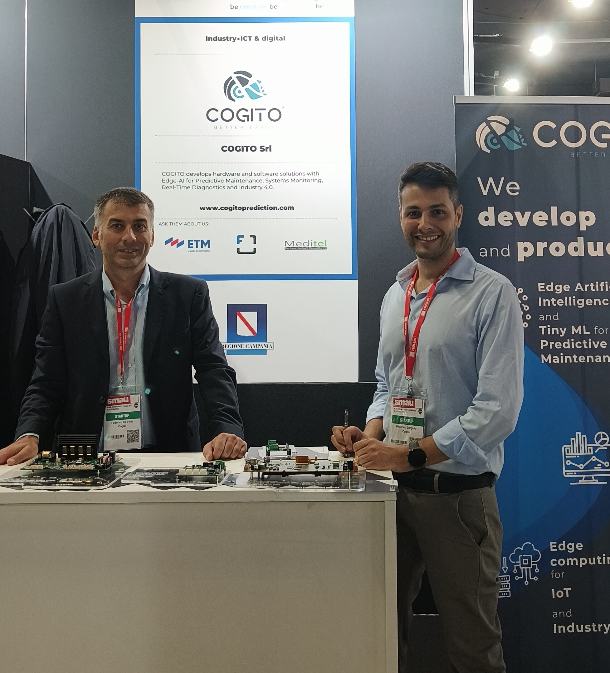 AI per la Diagnostica in Tempo ReAI per la Diagnostica in Tempo Reale: COGITO Srl a SMAU Napoli 2023ale: COGITO Srl a SMAU Napoli 2023
