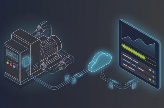 Modulo di monitoraggio retrofit su macchinario industriale per il modello Machine as a Service (MaaS)
